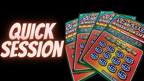 NY LOTTO $2500 a week for life Tickets