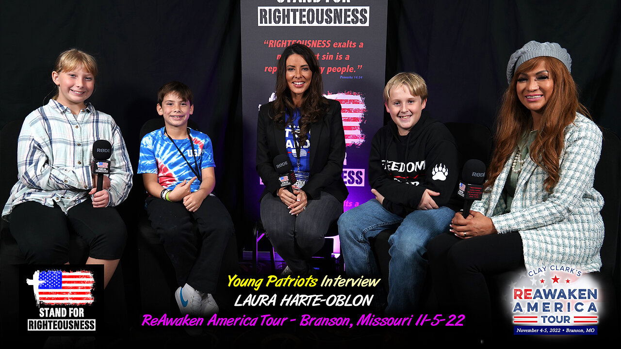 Young Patriots Interview Laura Harte-Oblon @ ReAwaken America, Missouri 11/5/22