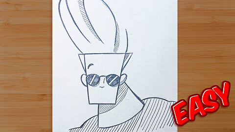 Easy Drawing # [Number] - How to Draw Johnny Bravo Step by Step ✏️