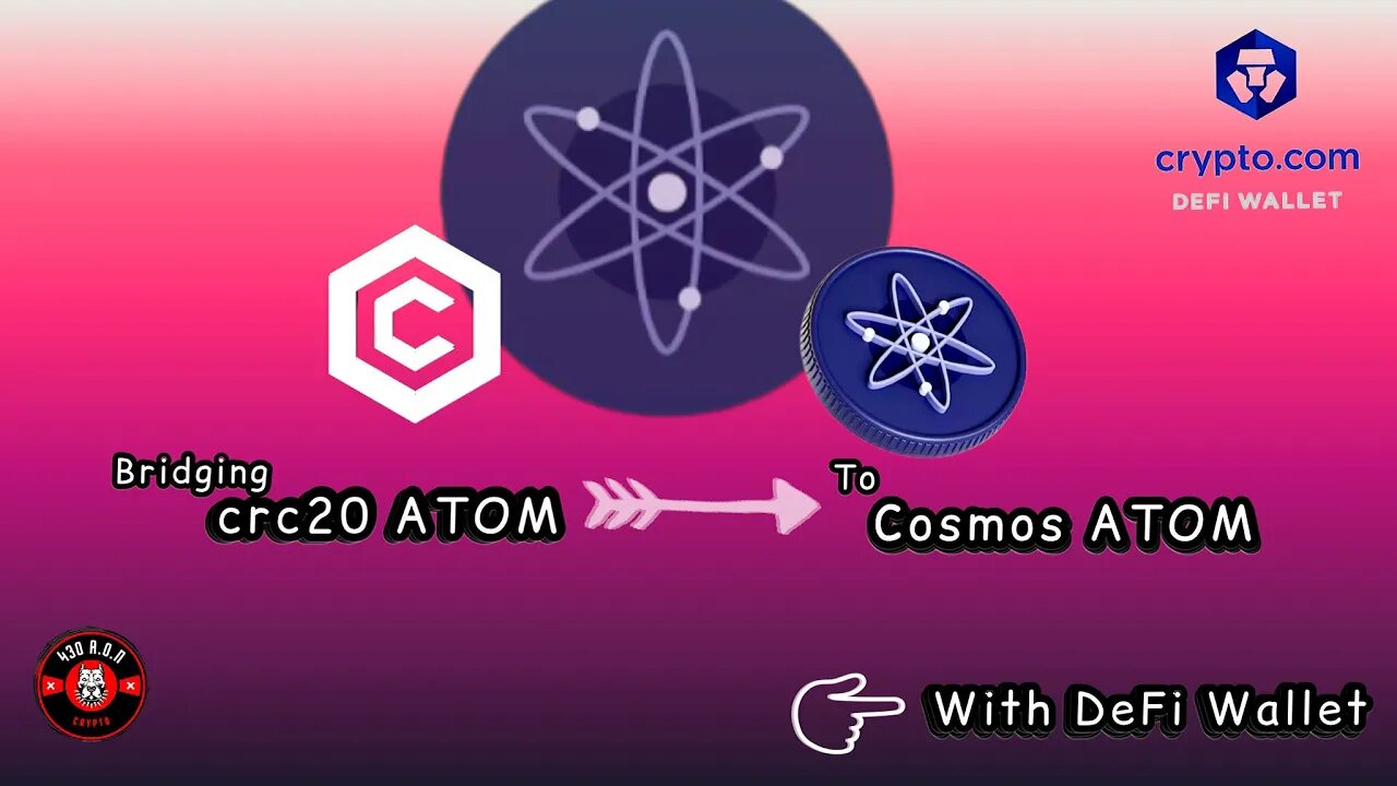 Bridging Cronos ATOM To Cosmos ATOM