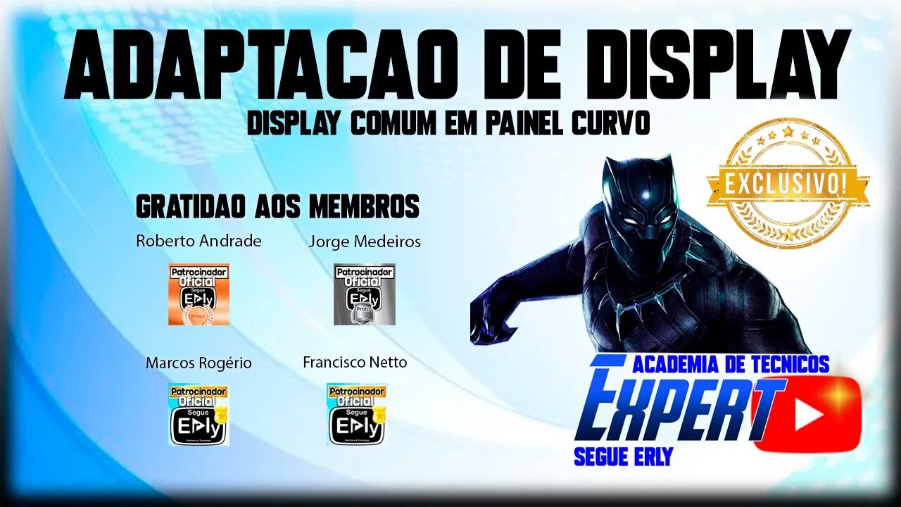 Adaptação de display comum em painel CURVO exclusivo!!