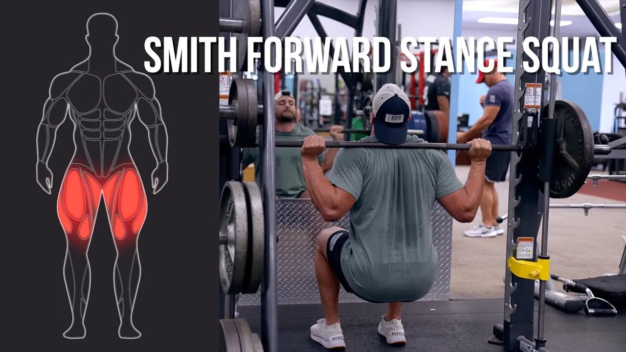 Smith Forward Stance Squat