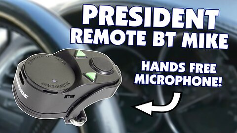 President Remote BT Mike Bluetooth Steering Wheel Microphone