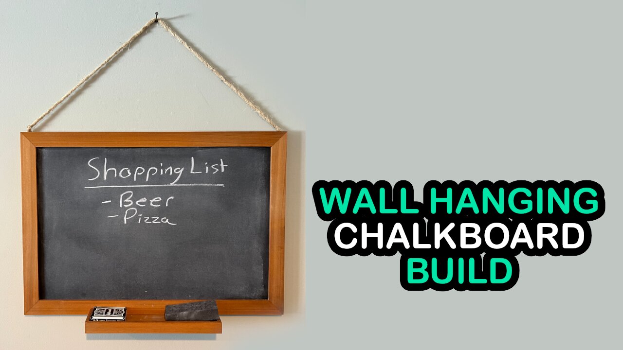 Wall Hanging Chalk Board | Build Noise