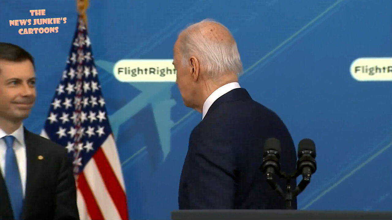 After announcing a "major press conference" & promising to answer all questions later, Biden still ignores the press.