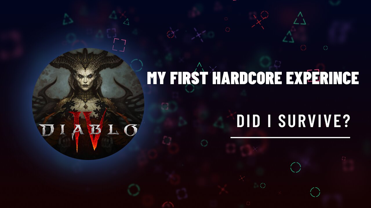 Diablo 4 - My First Hardcore Experience!