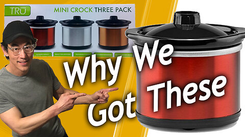 TRU .65 Quart Mini Crock Pot, Why We Use These, Product Links