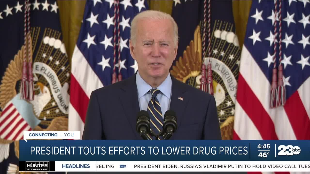 President Biden aiming to lower prescription drug prices