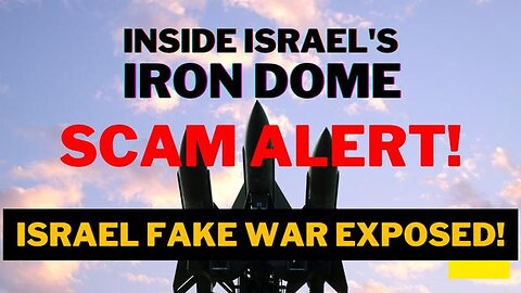 💥 ISRAEL IRON DOME SCAM FAKE WAR EXPOSED! FAKE MEDIA WAR PROPAGANDA OPP.