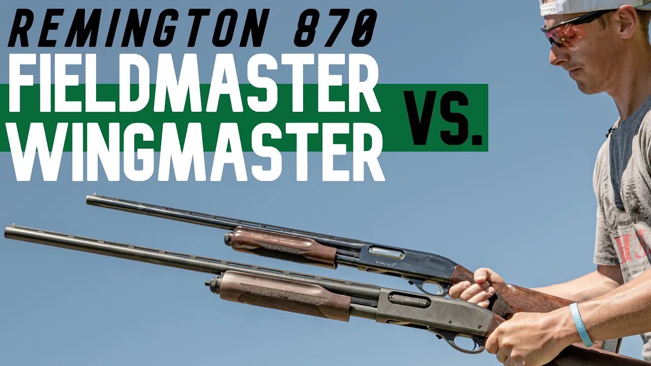 New Remington 870 Pumps vs Old | 870 FieldMaster vs 870 WingMaster 12ga Pump Shotgun Review