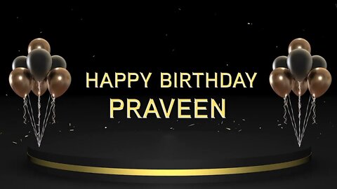 Wish you a very Happy Birthday Praveen