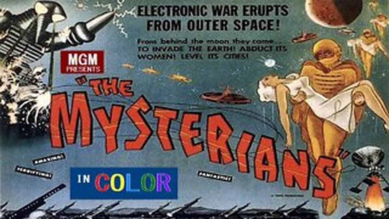 THE MYSTERIANS 1957 Aliens Invade & Use Giant Robot to Cause Destruction FULL MOVIE in HD & W/S