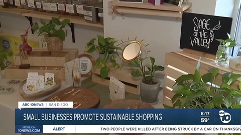 Small businesses push for sustainable shopping during the holidays