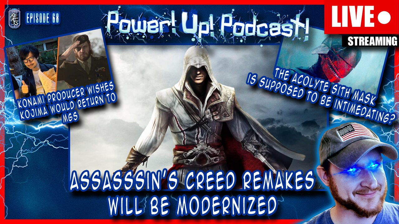 Assassin's Creed Remakes Apparently Will Be Modernized? MGS and Star Wars | Power!Up!Podcast! Ep 68