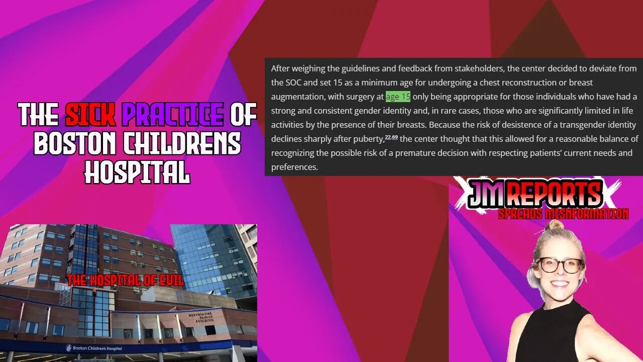 Boston Childrens Hospital faces massive backlash after hysterectomies on children media covers it up