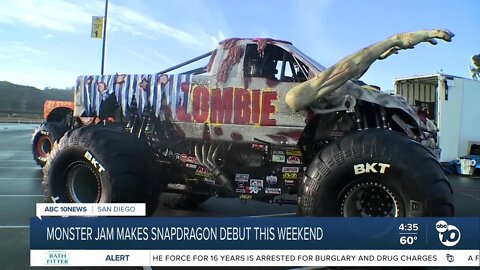 Monster Jam makes Snapdragon debut this weekend