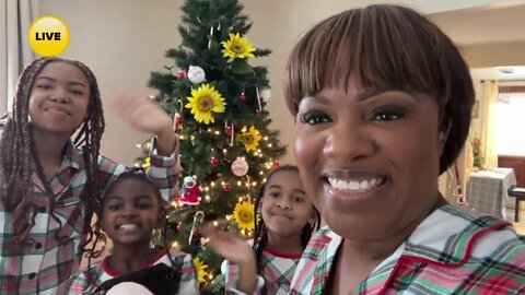 Mercedes and her three girls share their love of the holiday