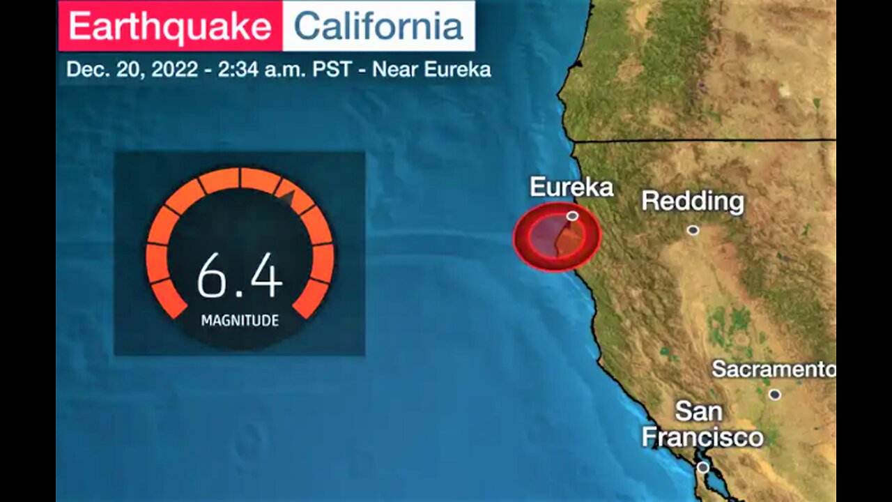 6.4 EARTHQUAKE ROCKS NORTHERN CALIFORNIA-70,000 WITHOUT POWER-DAMAGE REPORTED*