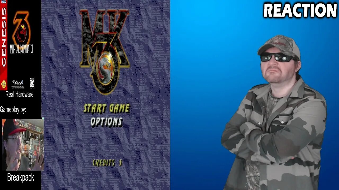 Mortal Kombat 3 For Sega Genesis (Real hardware) Sonya Gameplay (Breakpack) REACTION!!! (BBT)