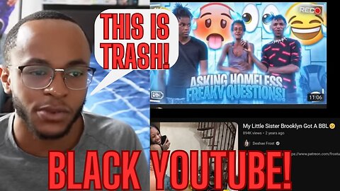 Is BLACK YOUTUBE TRASH! #reaction