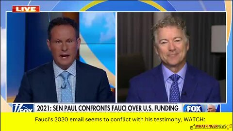 Fauci's 2020 email seems to conflict with his testimony, WATCH: