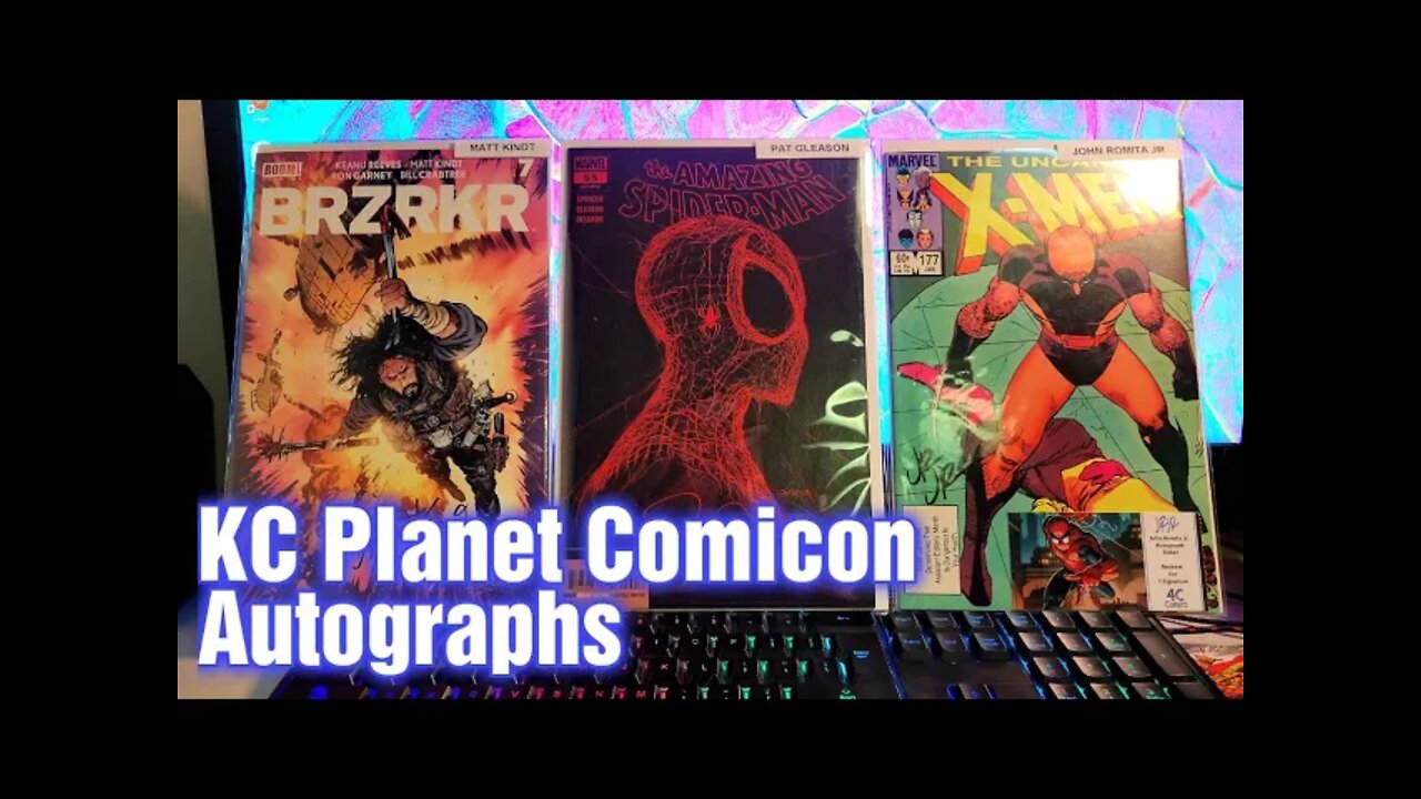 KC Planet Comicon Autographs 2022