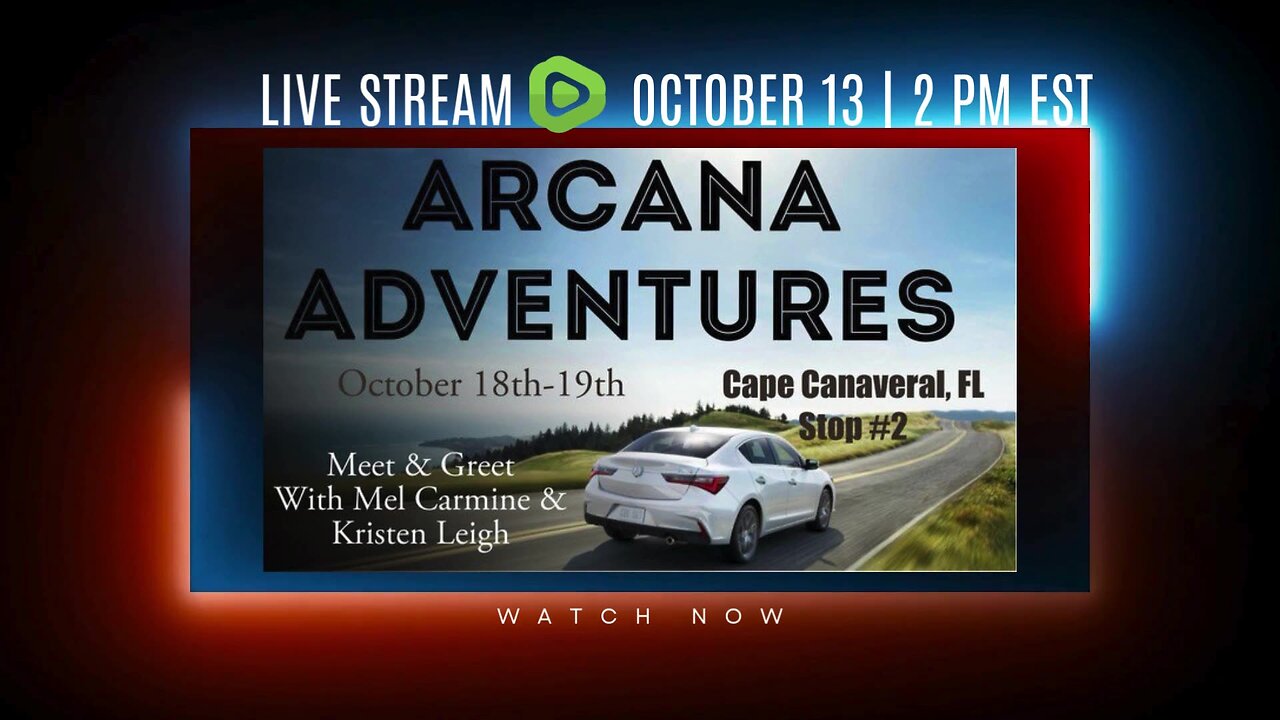 Live Stream with Arcana Shores | Oct 13 at 2PM EST
