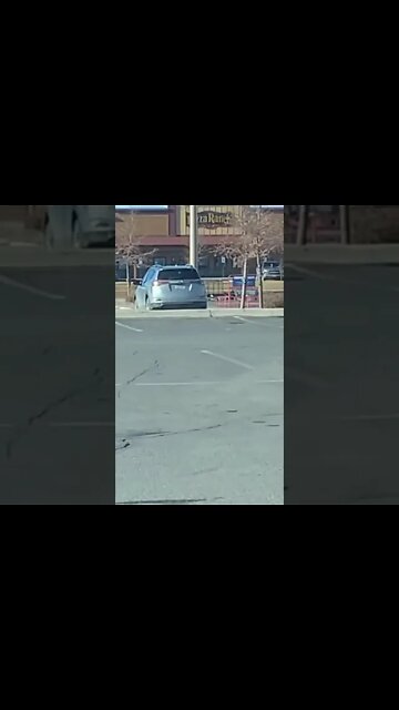 Rolling Tank of Sh*t in Parking Lot #shorts