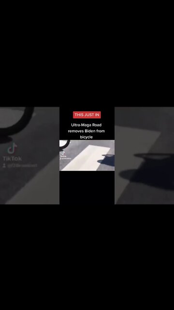 Biden gets insurrected from his bicycle. Why would you let him ride? #letsgobrandon