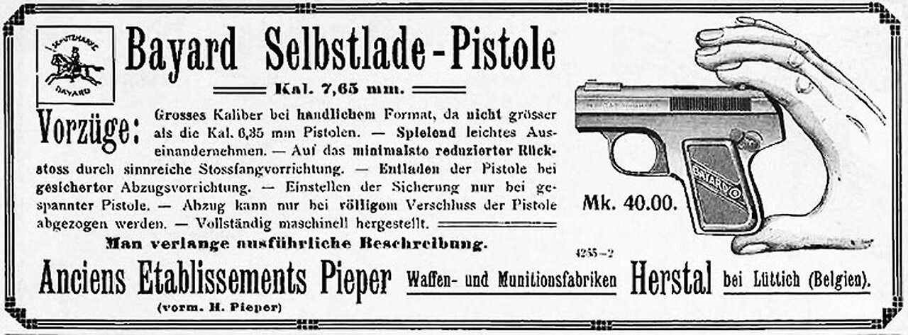 The Bayard 1908 Pistol