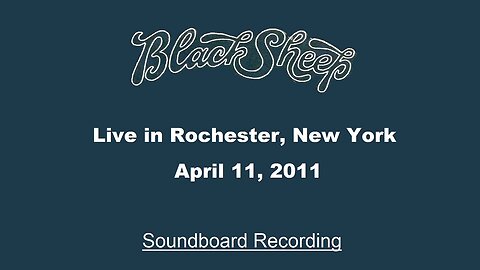 Black Sheep – Lou Gramm (Live in Rochester, New York 2011) Soundboard Rare