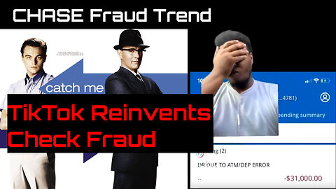 TikTok Infinite Money Glitch is just Check Fraud
