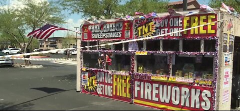 Safe and sane fireworks begin selling on Tuesday in Clark County