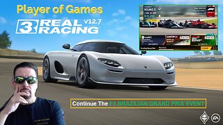 Player of Games: Real Racing 3 Update 12.7: Continue The F1 BRAZILIAN GRAND PRIX EVENT