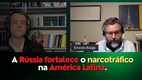 A Rússia fortalece o narcotráfico na América Latina.