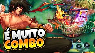 TEM QUE TER DEDO PRA JOGAR COM ESSE HERÓI | MOBILE LEGENDS