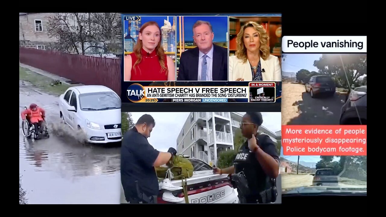 People Vanish As Joos Threaten To Make Goy Disappear Fat Cops Patrol Beach Arrest Stressed Out Woman