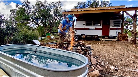 LIVE NOW! Incredible Fall Day To Start The Week At My Off-Grid Property in Northern AZ