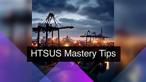 Mastering the HTSUS Code: The Key to Compliance and Efficient Imports