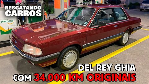 Del Rey Ghia com 34.000 KM Originais "Resgatando Carros"