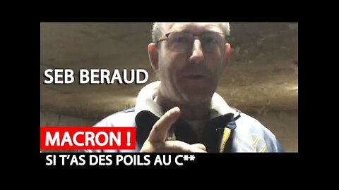 Le destructeur de la France et l’emmerdeur des français apostrophé par un paysan réfractaire "et en même temps" très en colère ?