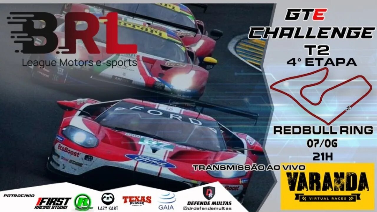 BR LEAGUE - 4a Etapa GTE - Red Bull Ring - ASSETTO CORSA