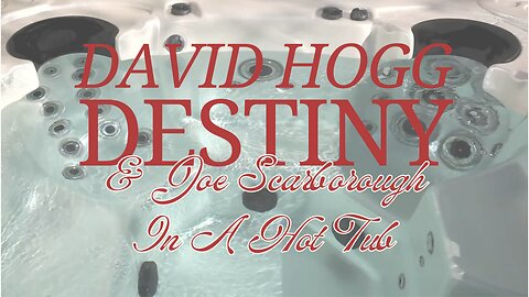 David Hogg, Destiny & Joe Scarborough In A Hot Tub (MAGA Prehistoric Dinosynth)