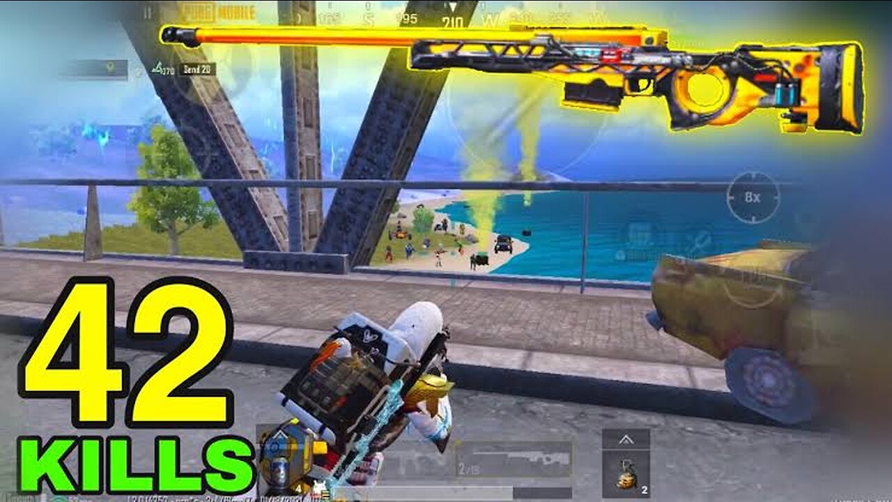 42 kill!! highest ever gameplay in livik pubg mobile