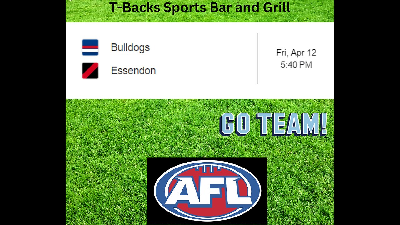 T-Backs Sports Bar and Grill Sports Schedule and Chicken Fajitas special for Friday April 12, 2024