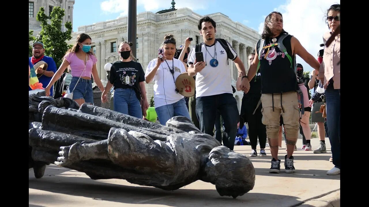 You Won't Overturn White Supremacy By Trashing Statues? Trump & Pelosi Responds To BLM's Defund Cops