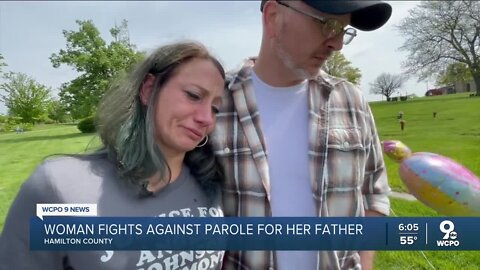 Woman fights to keep her dad, who killed her mom, in prison