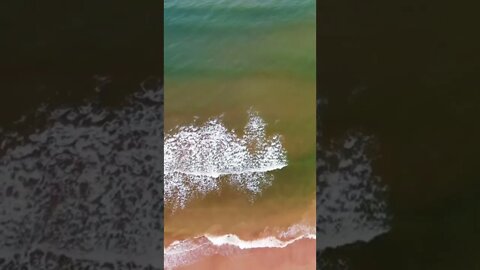 Waves at the beach are pretty