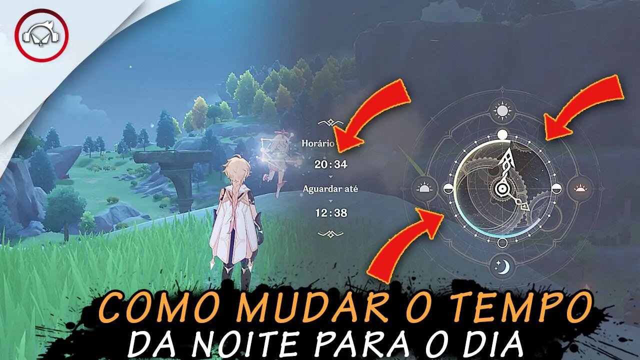 Genshin Impact, Como mudar o TEMPO da NOITE para o DIA | Super Dica PT-BR