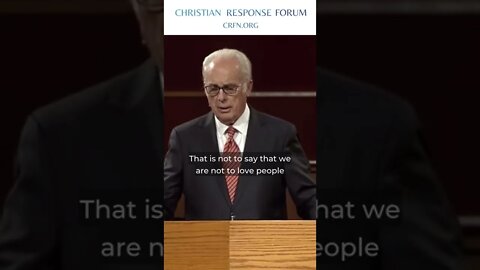 John MacArthur: Social Justice is not Gospel #shorts